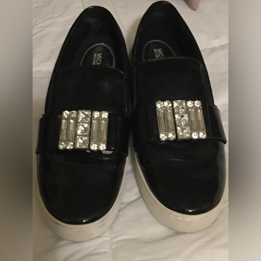 Michel Kors glossy sneakers womens size 8